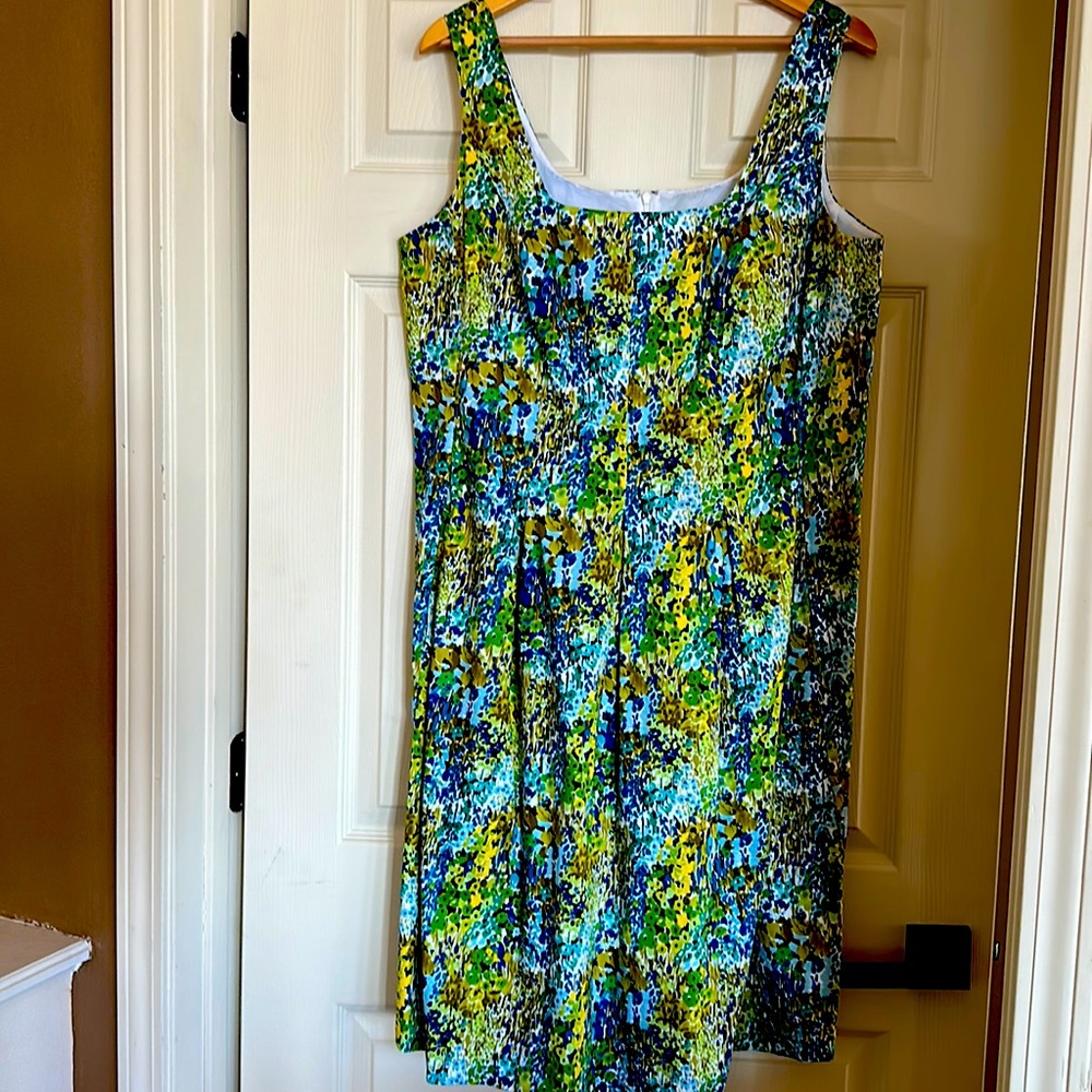 Lined Cotton Dress with pockets sz16
